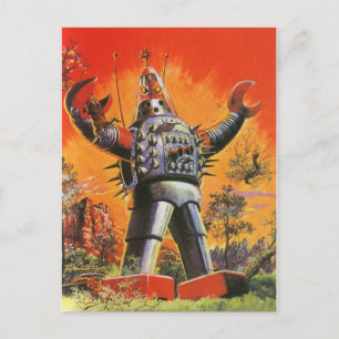 Hari Hari vintage japon robot carte postale