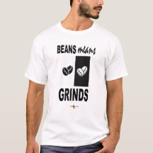 Haricots Moyens Grinds T-shirt B&W