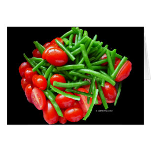 Haricots verts et tomates