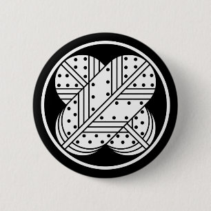Harima asano hawk feathers 2 inch round button