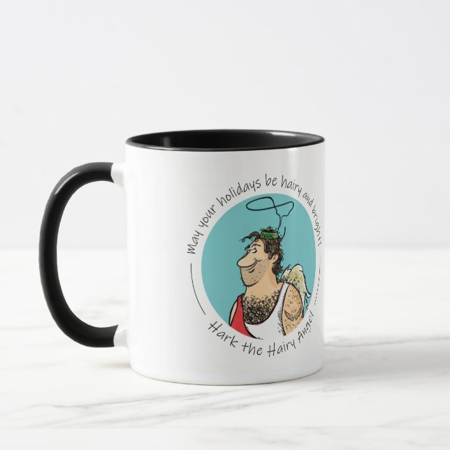 Hark the Hairy Angel Mug (Left)
