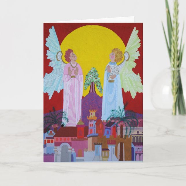 Hark The Herald Angels Sing Holiday Card (Front)
