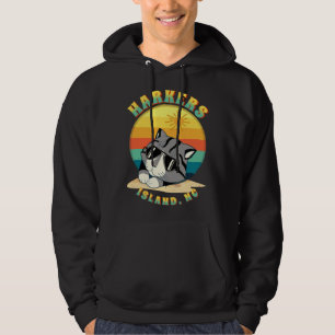 Harkers Island NC Summertime Vacationing Chillin F Hoodie
