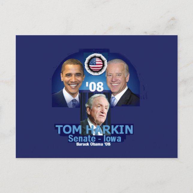 HARKIN IA Postcard (Front)