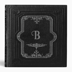 Harlan Monogram Old BooK Style Binder