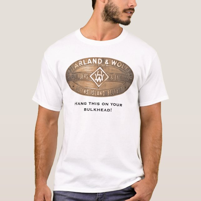 Harland et T-shirt du plat du constructeur de (Devant)