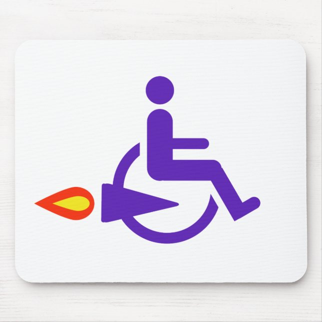 Harldy Handicapped Mouse Pad (Front)