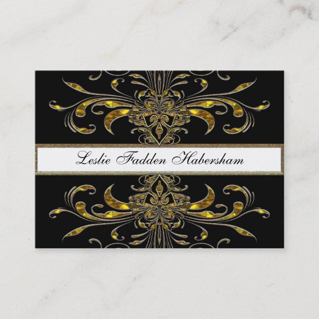 Harleath Elegant Professional Business Card (Front)