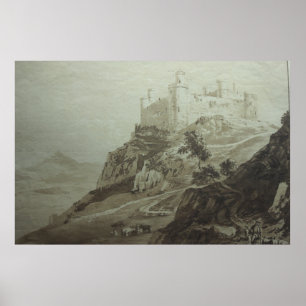 Harlech Castle - Paul Sandby - c1800 Poster