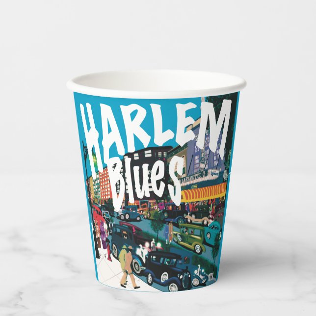 Harlem Blues Paper Cup  (Front)