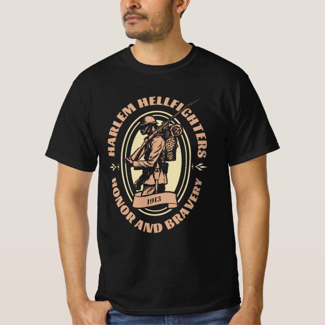 Harlem Hellfighters - WW1 Infantry Regiment  T-Shirt (Front)