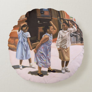 Harlem Jig 2001 Round Pillow