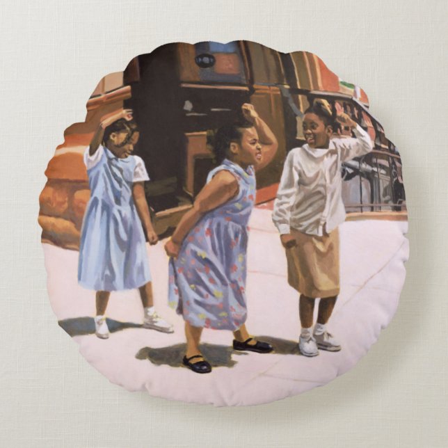Harlem Jig 2001 Round Pillow (Front)