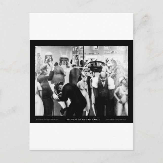 Harlem Renaissance Art - "Black Belt" Postcard (Front)