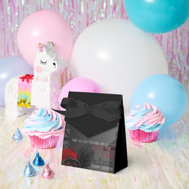 Harlem Renaissance Birthday Invitation Favor Box (Party)
