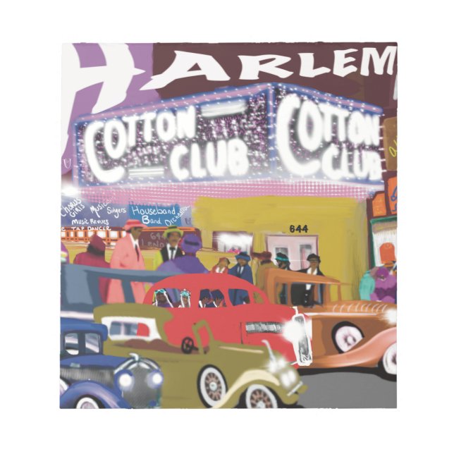 Harlem Roaring 20!s notepad (Front)