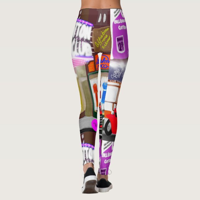 Harlem - Roaring 20s-CottonClub-Vintage Leggings (Back)