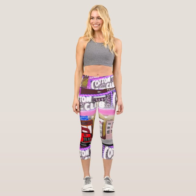 Harlem - Roaring 20s High Waisted Capris (Front)