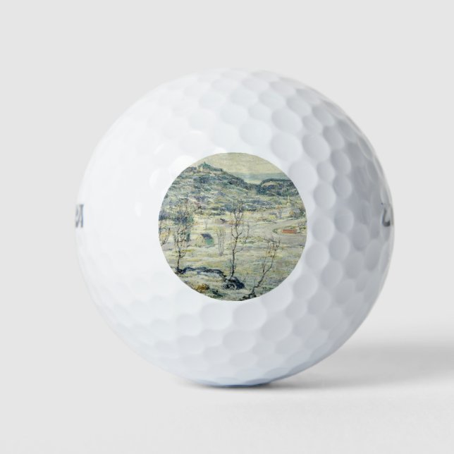 Harlem Valley in Winter (New York Scene) Golf Balls (Front)