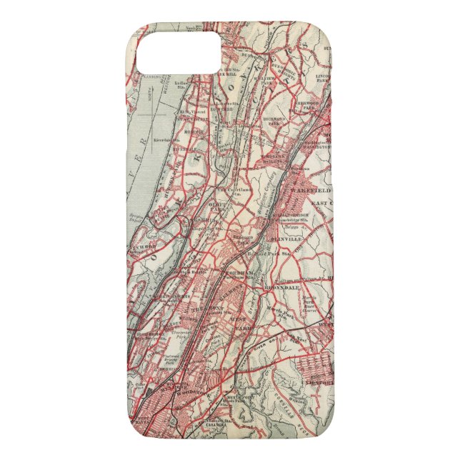 Harlem, Yonkers, Pelham Manor, New York Case-Mate iPhone Case (Back)