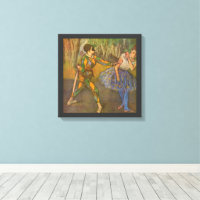 Harlequin and Columbine by Edgar Degas Vintage Art