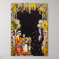 Harlequin and Death Poster