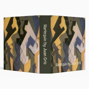 Harlequin at a Table by Juan Gris, Vintage Cubism Binder