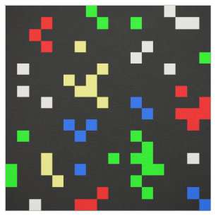 Harlequin Black and White Diamond Pattern Fabric