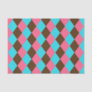 Harlequin Chocolate Pastels-TISSUE WRAPPING PAPER