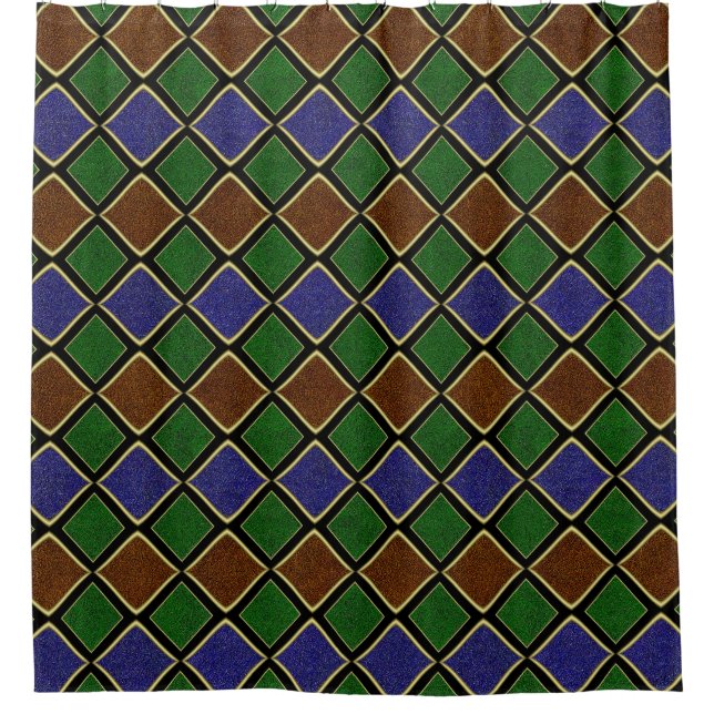 Harlequin Diamond Grid: Textured Harmony (Front)