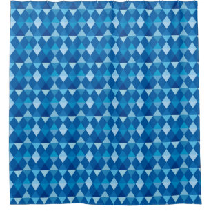 Harlequin / diamond pattern - Denim Blues