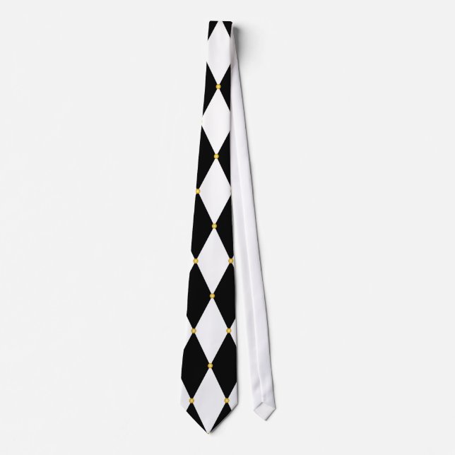 Harlequin Diamond Pattern Tie (Front)