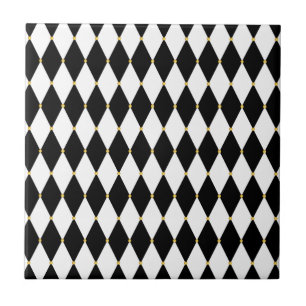 Harlequin Diamond Pattern Tile