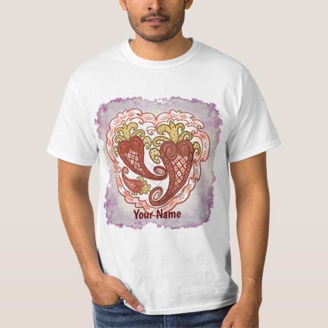 Harlequin Heart  t-shirts (Front)