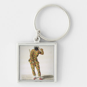 Harlequin Keychain