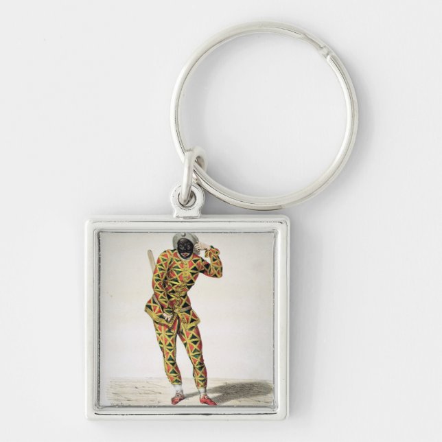 Harlequin Keychain (Front)