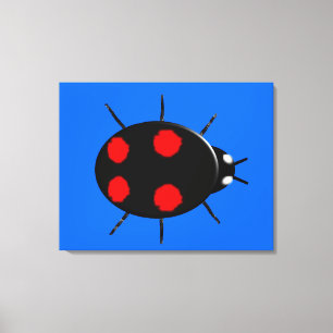 Harlequin Ladybird Canvas Print
