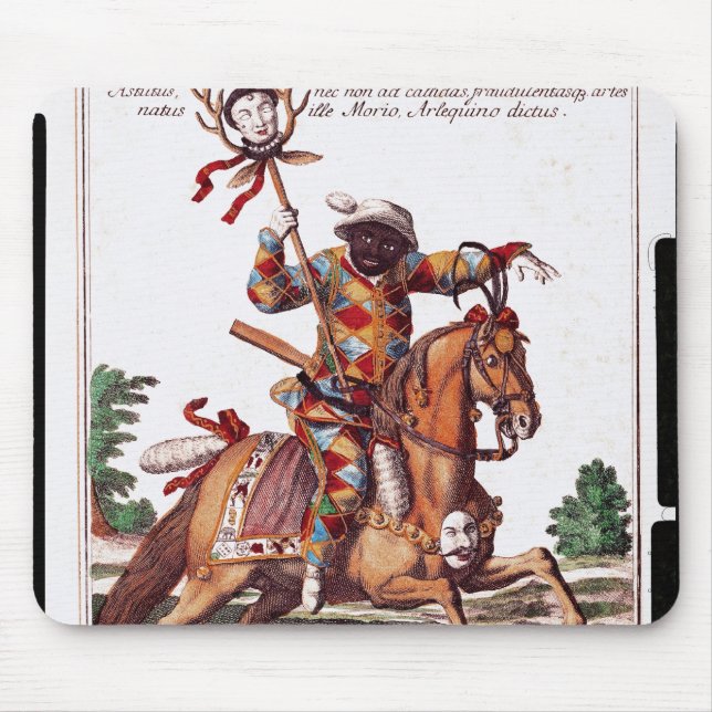 Harlequin on Horseback Mouse Pad (Front)