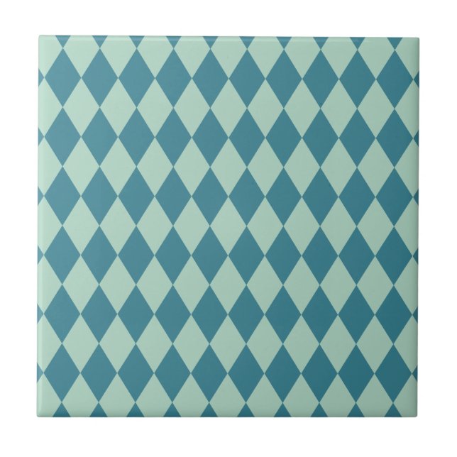 Harlequin Seafoam and Teal Tile (Front)
