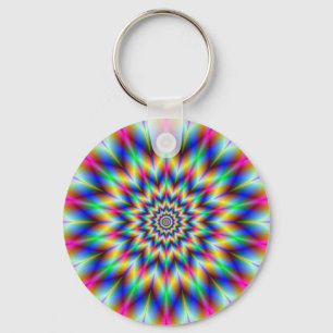 Harlequin Star Keychain