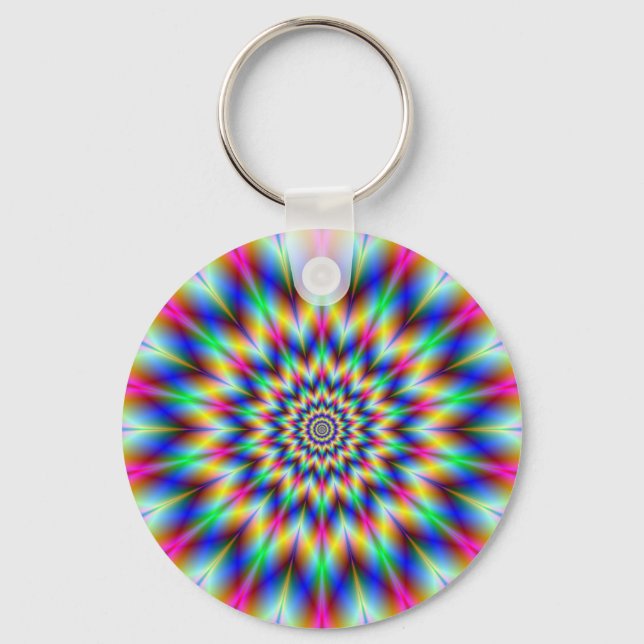 Harlequin Star Keychain (Front)