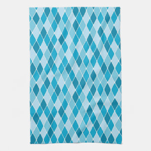 Harlequin winter pattern kitchen towel
