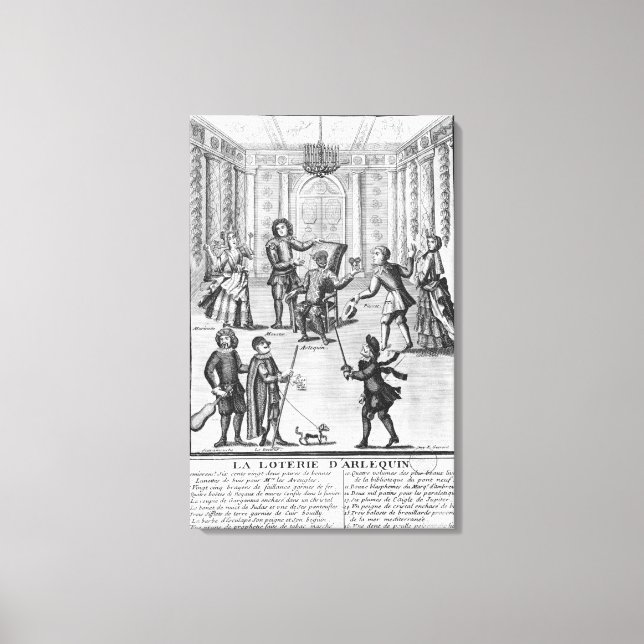 Harlequin's Lottery Canvas Print (Front)
