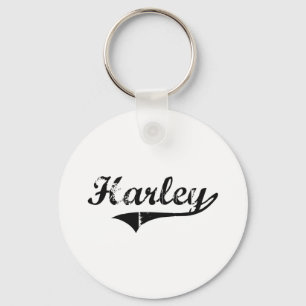 Harley Classic Style Name Keychain