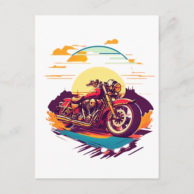 Harley-Davidson 1 Postcard (Front)