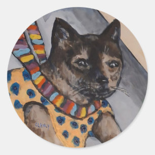 Harley Does Zoomies Classic Round Sticker