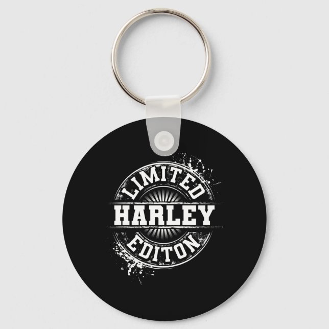 Harley Lied Edition Funny Personalized Name Joke Keychain (Front)