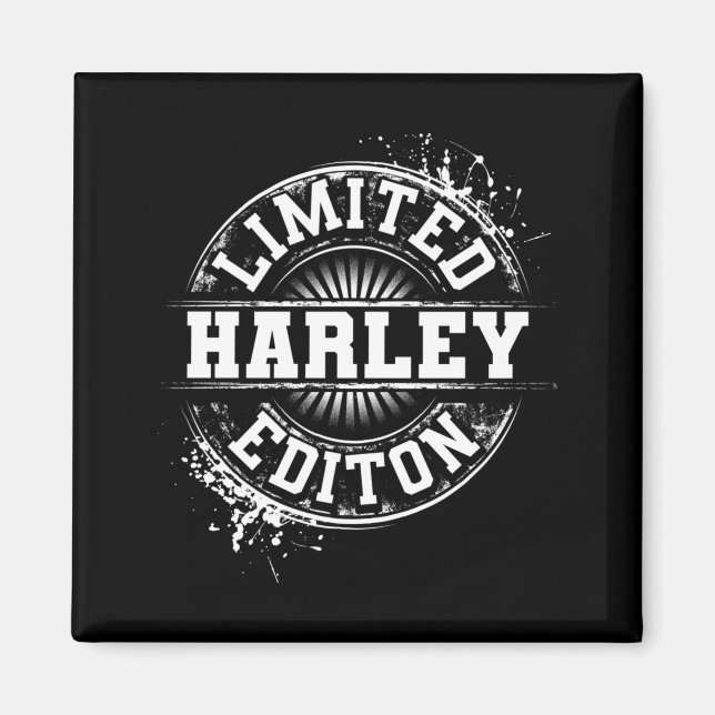 Harley Lied Edition Funny Personalized Name Joke Magnet (Front)