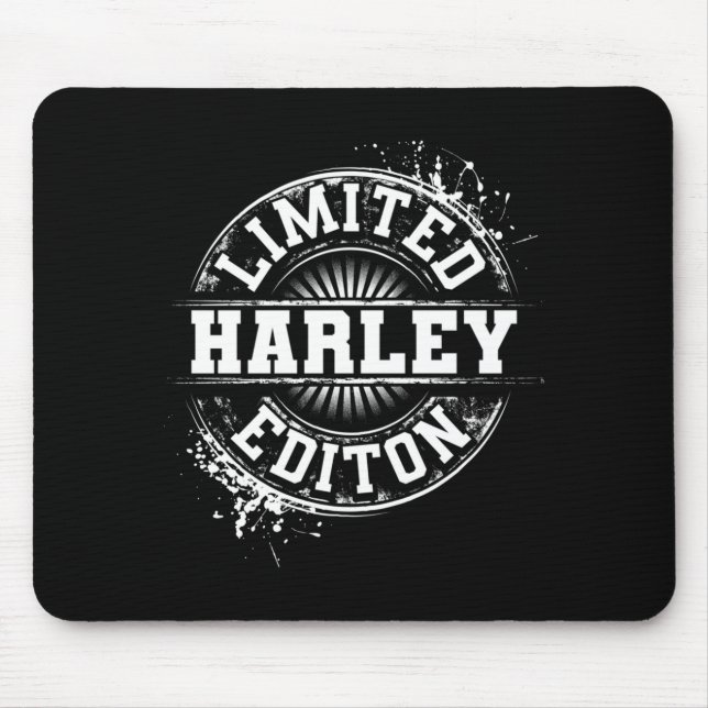 Harley Lied Edition Funny Personalized Name Joke Mouse Pad (Front)