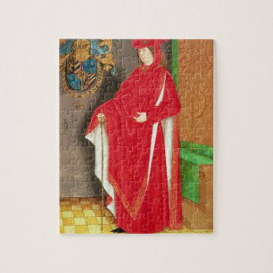 Harley Ms 6199 f.57 v Philip the Good (1396-1467) Jigsaw Puzzle
